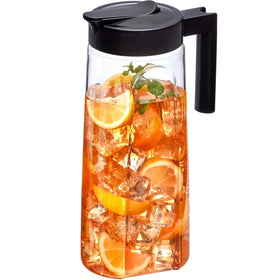 Amazing Abby Slim Tritan Pitcher front view showcases crystal clarity and 64 oz capacity