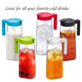 Amazing Abby Slim Tritan Pitcher iced-tea ready for refreshing beverages