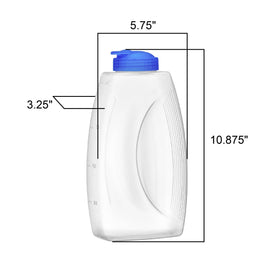 Amazing Abby Fitly 64oz pitcher for dishwasher-safe cleaning convenience.