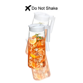 Amazing Abby Slim Tritan Pitcher crystal-clear body for stylish serving.