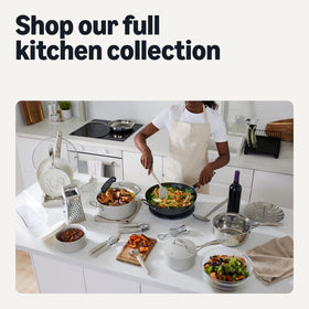 Amazon Basics non-stackable design prevents unstable stacking while storing cans.