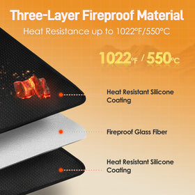 Amerbro air-fryer hot pad compatibility helps move appliances easily.