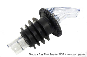 Wide-bottle fit ensures controlled, spill-minimized pours during busy service.