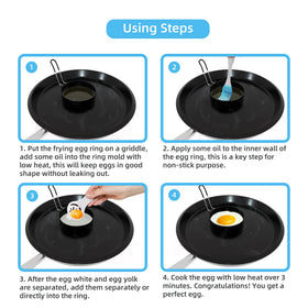 Ameupin oil brush with rings enables even, quick oil application.