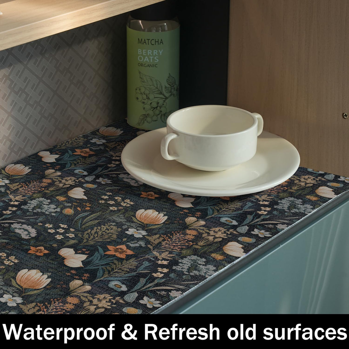 Amiitay vinyl liner cleans easily with a wipe-down