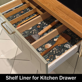 Amiitay shelf liner resists water and stains in high-use areas