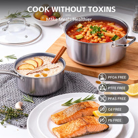 Ammeloo 3qt sauté pan with lid for one-pan meals.