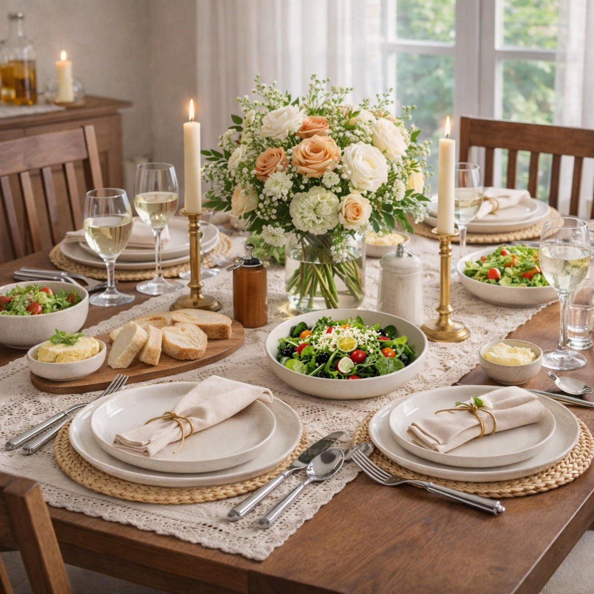 AmorArc gift-ready dining set offers stylish, practical dinnerware for celebrations.