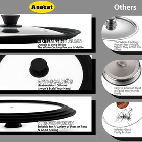Anaeat universal lid branding and durability guarantee