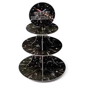 Andi Cppss Star Wars cupcake stand front view highlighting reusable dessert display