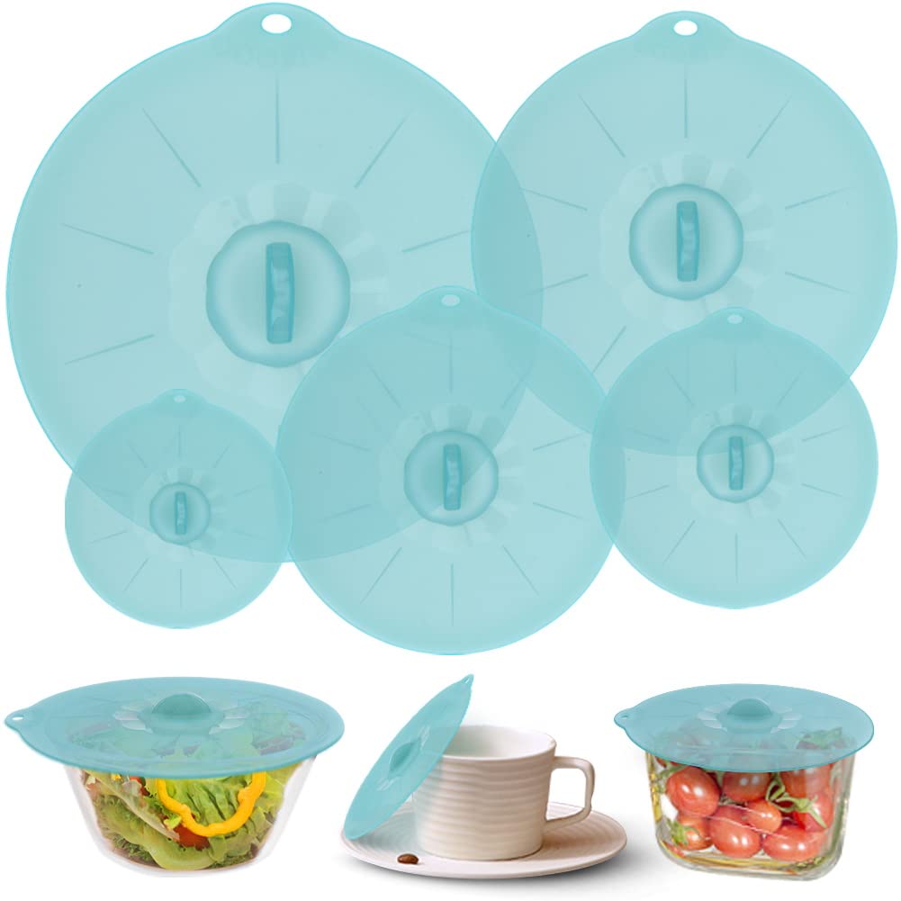 Andyken silicone lid 4-inch bowl cover—secure, reusable, and fridge-safe.
