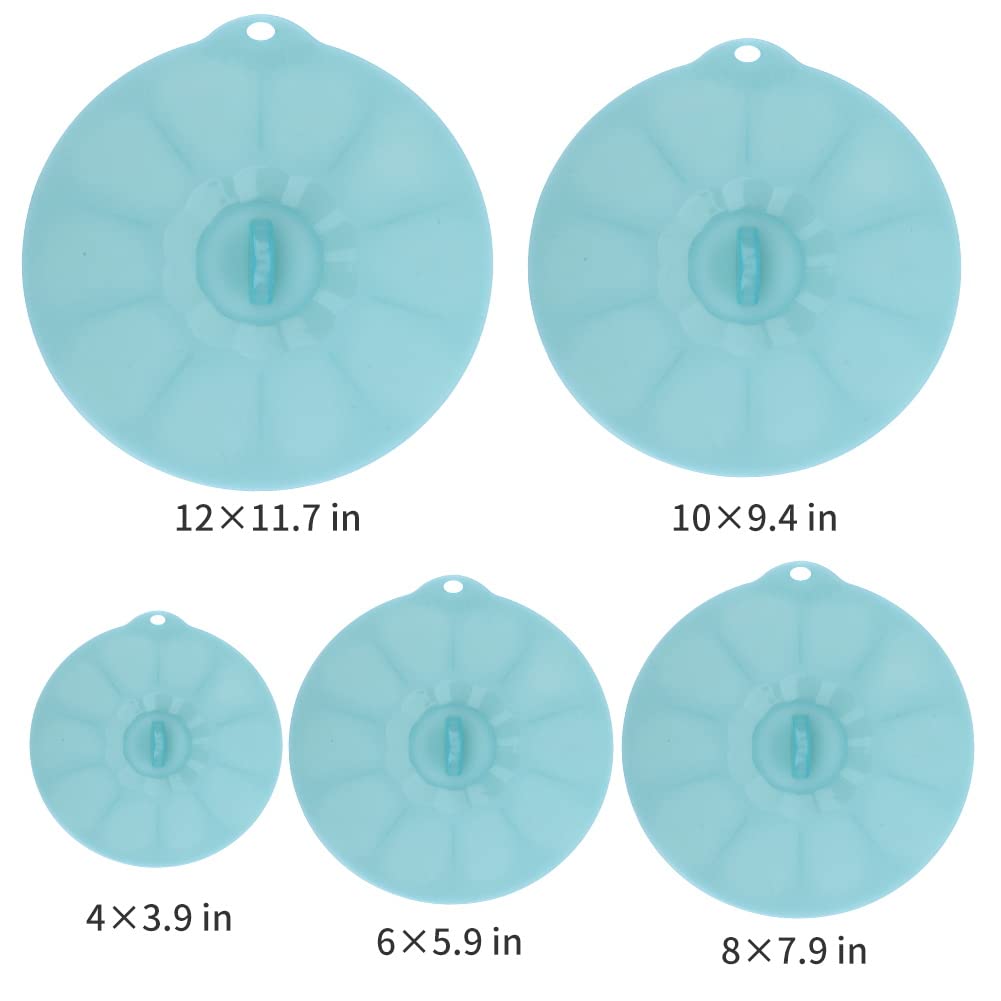 Andyken fridge-safe silicone lids seal freshness in leftovers.