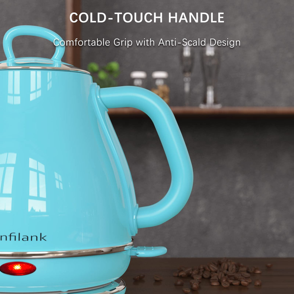 Anfilank pour-over coffee setup ideal for precise brewing rituals.