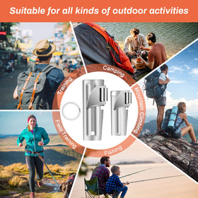 Anglecai military-style can opener set for picnics and hunting trips