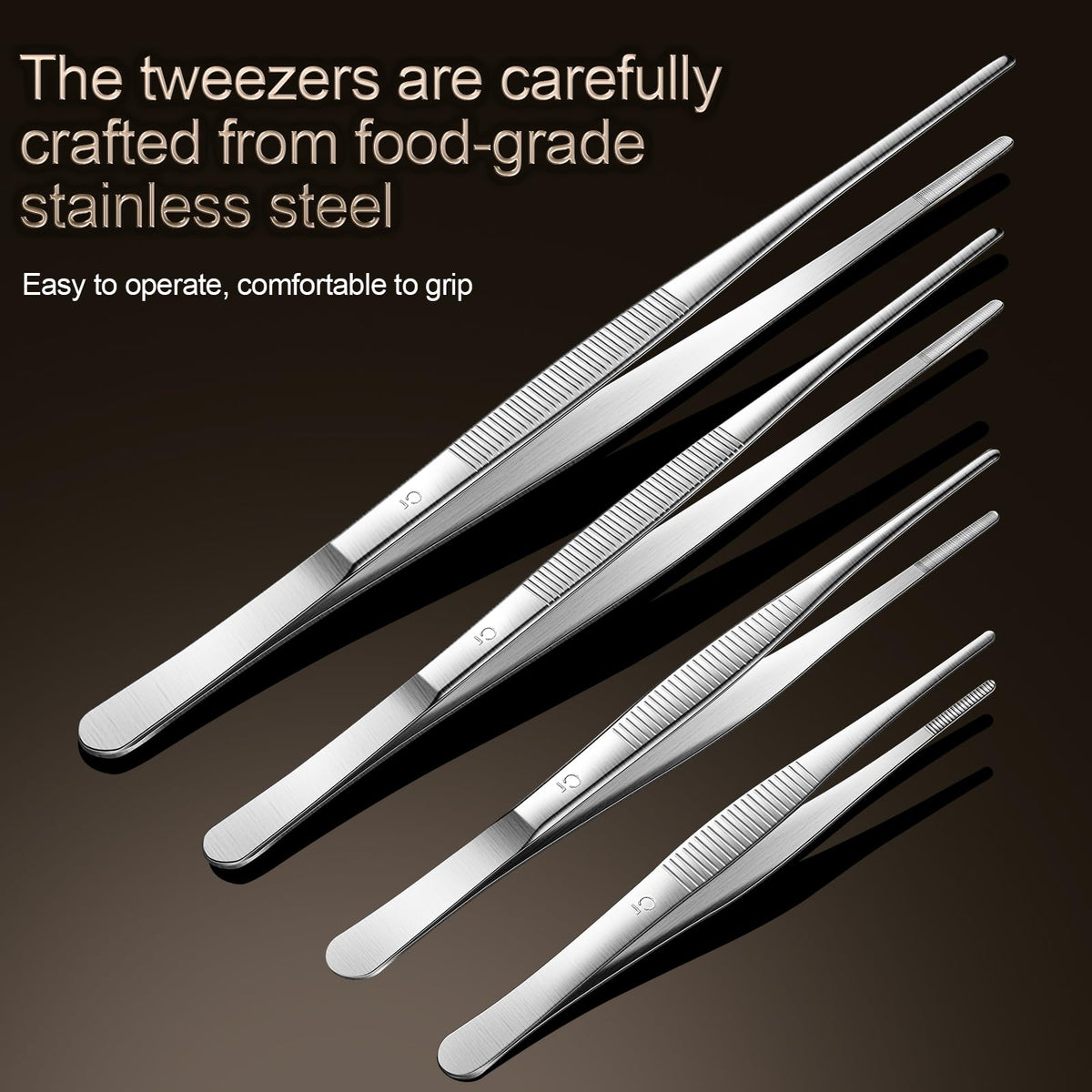 Aniso small-size stainless tweezers suit delicate beauty or lab tasks.