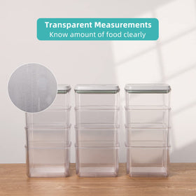 Ankou BPA-free AS material ensures safe storage for family snacks.