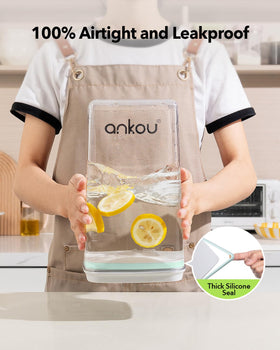 Ankou BPA-free PET plastic container highlights durability and safe food storage.