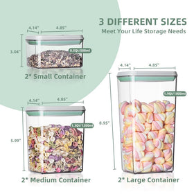 Transparent Ankou containers allow quick content checks for staples.