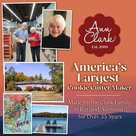 Ann Clark Fancy Cross cookie cutter for elegant holiday baking