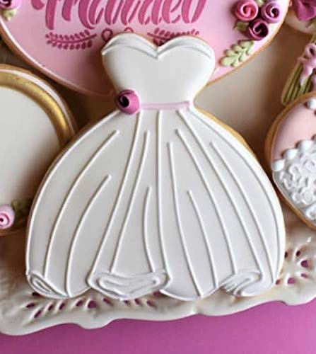 Ann Clark wedding cookie cutters diamond ring shape for bridal desserts