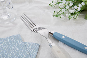 Annova dishwasher-safe flatware for easy care without losing shine.