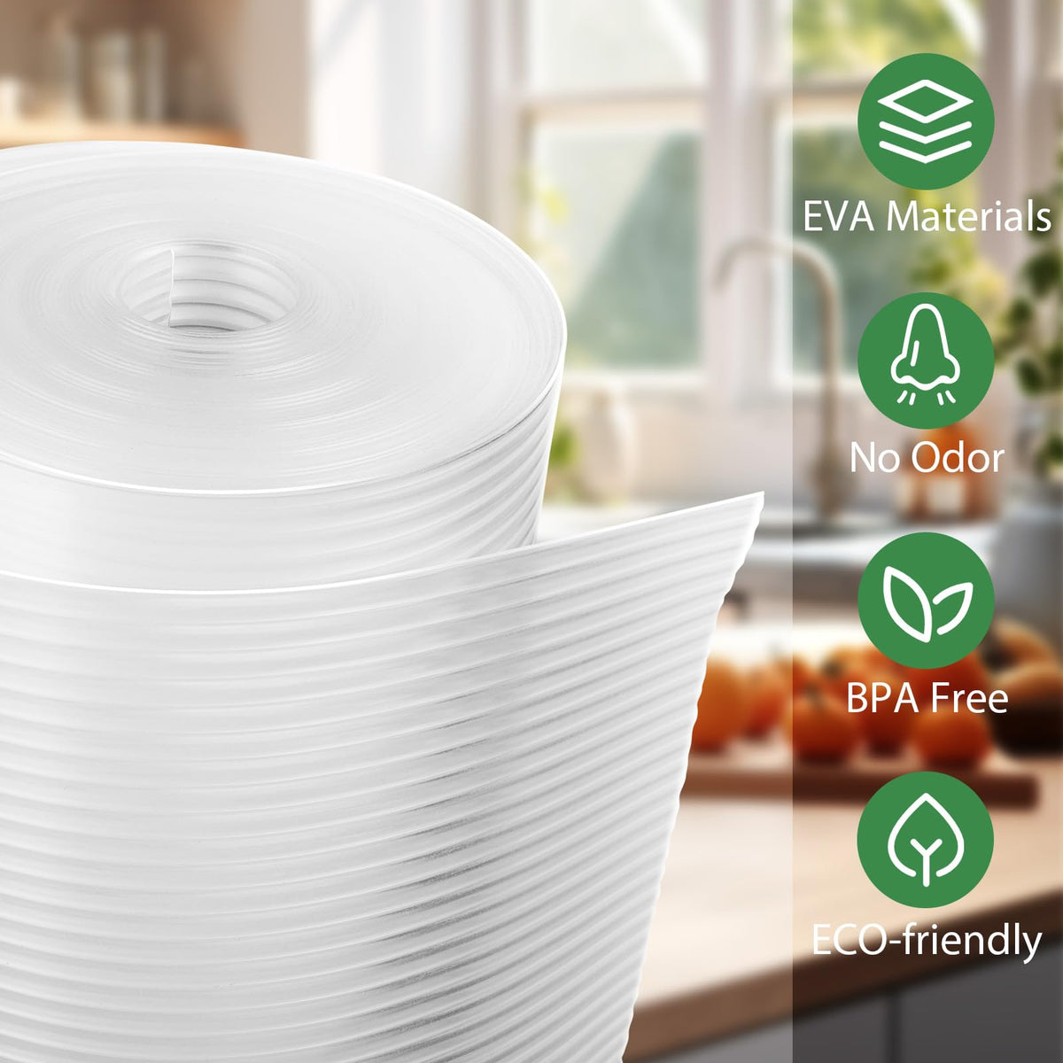 Anoak liner with raised stripe non-slip design improves stability