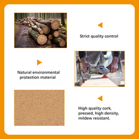 Anpuimult cork coasters heat-insulation design suitable for hot drinks