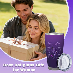 ANSTING daily encouragement design promotes mindful sipping with faith-inspired messages.