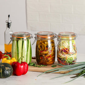 Anwoi reusable BPA-free storage for bulk staples in any kitchen.