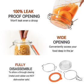 Anwoi transparent body lets you spot ingredients at a glance.