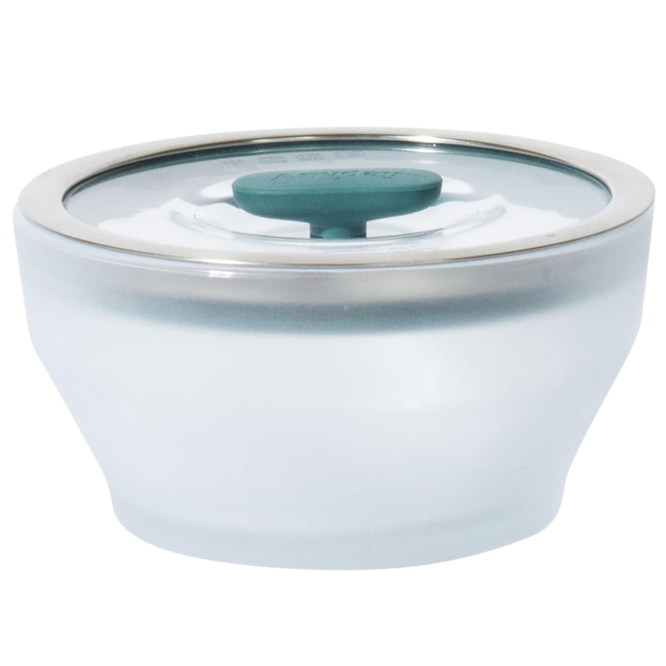 Anyday 4-Cup Microwave Cookware with glass lid for plastic-free reheating.