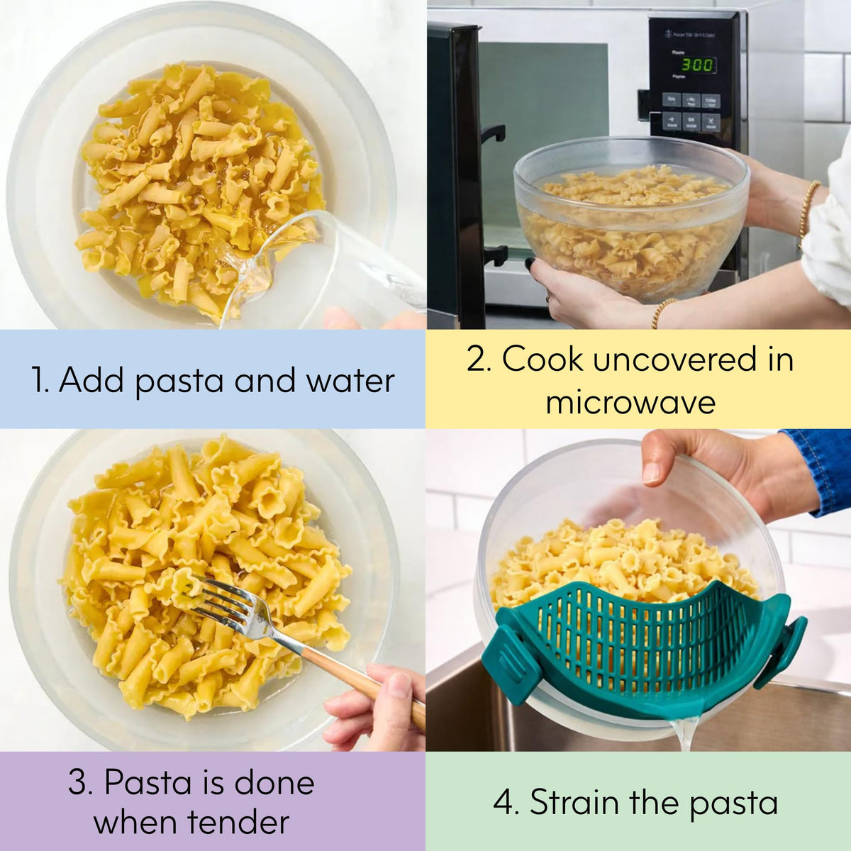 Anyday borosilicate glass pasta cooker offers durable nonplastic cooking and easy cleanup