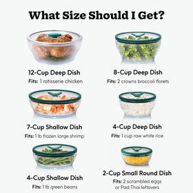 Anyday 4-Cup container for fridge-to-table meals.