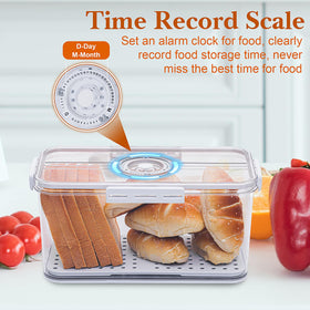 ANYPROLUS bread box made from BPA-free PET for safe kitchen storage.