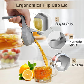 AoeJarry airtight seal lid keeps contents fresh and odor-free
