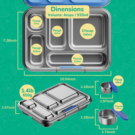 AOHEA 304 stainless steel design dishwasher-safe and durable for daily use