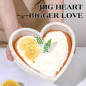 AOTASO silicone heart molds durable, BPA-free, ideal for cakes, brownies, and cheesecakes.