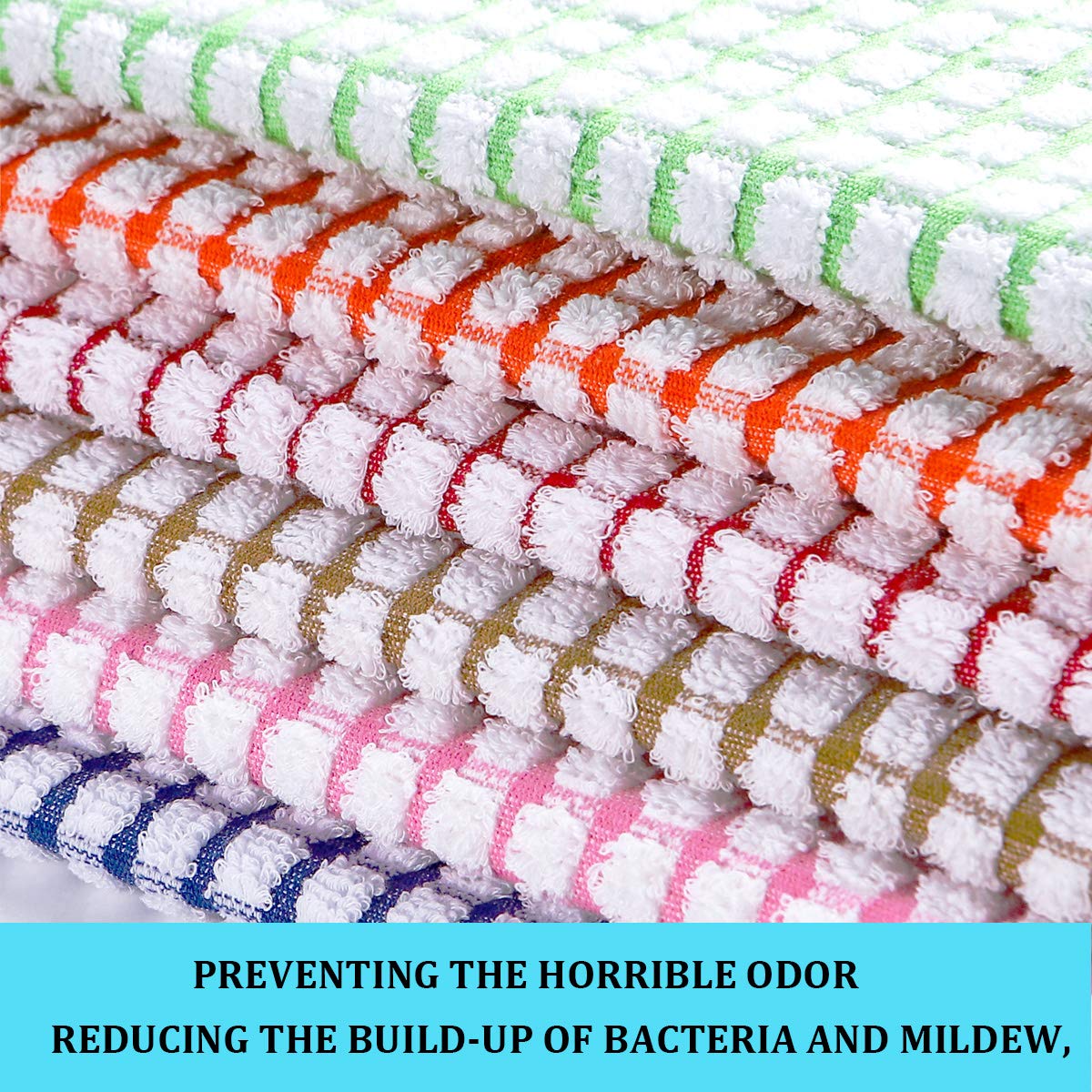 AOTBAT machine-washable cotton towels for easy care.