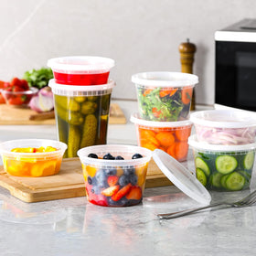 AOZITA dishwasher-safe plastic for simple cleanup after meals.