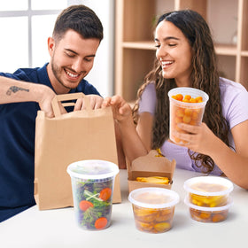 AOZITA versatile 48-piece set suits takeout, lunches, picnics, and potlucks.