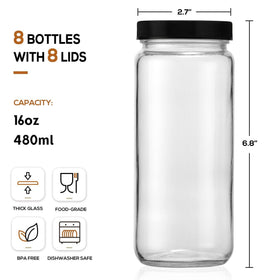 AOZITA eight white labels for quick labeling and organization