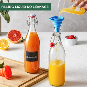 AOZITA bottle pourers help smooth and precise pouring.