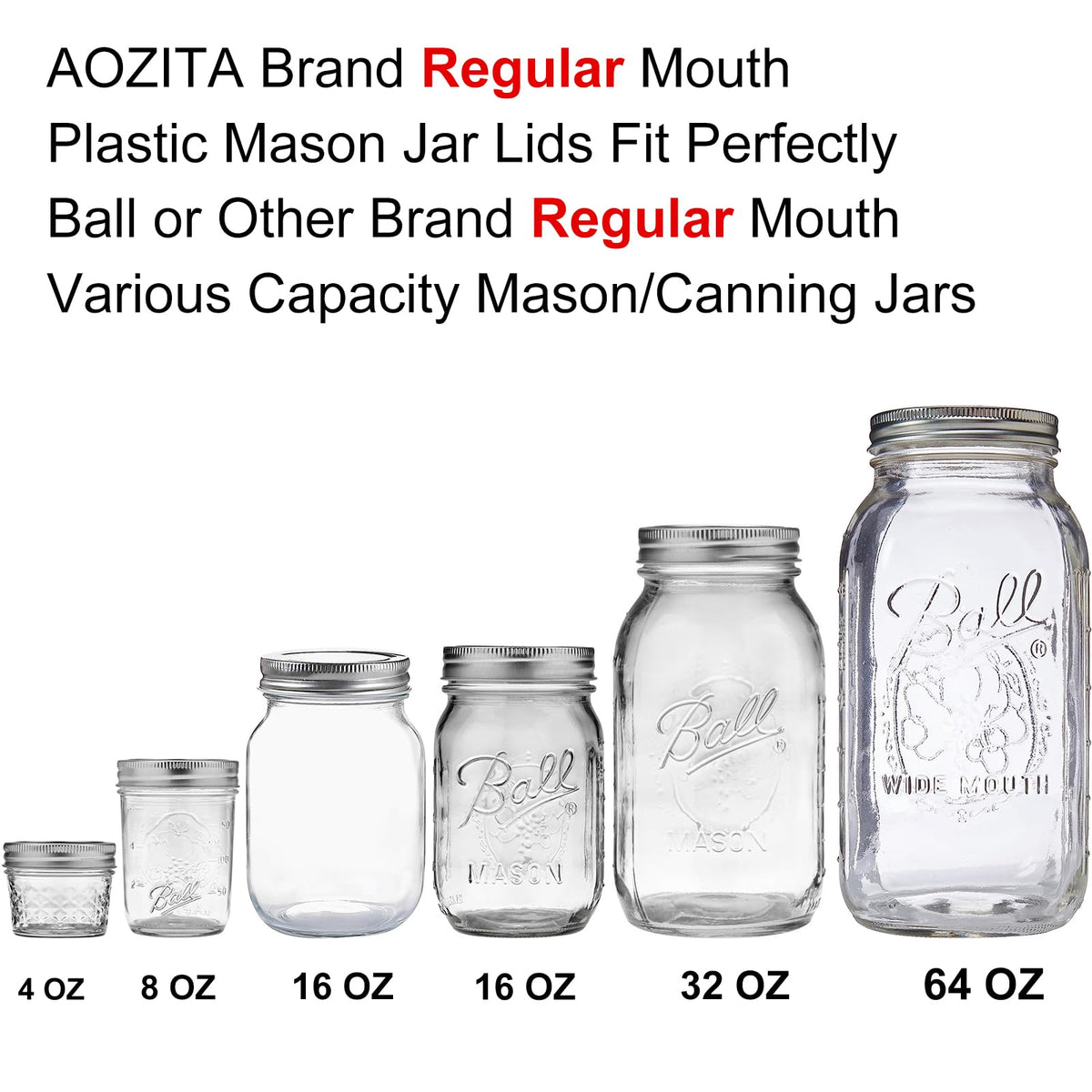 AOZITA dishwasher-safe plastic caps simplify cleanup after canning and meal prep.