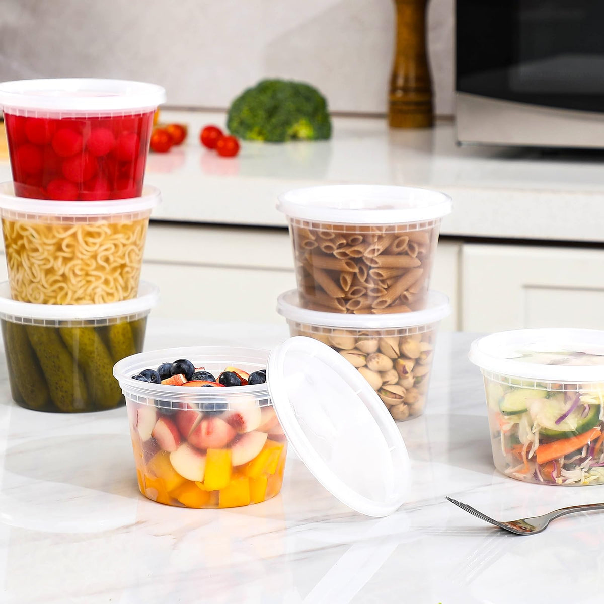 AOZITA freezer-safe and dishwasher-safe containers simplify storage and cleanup.