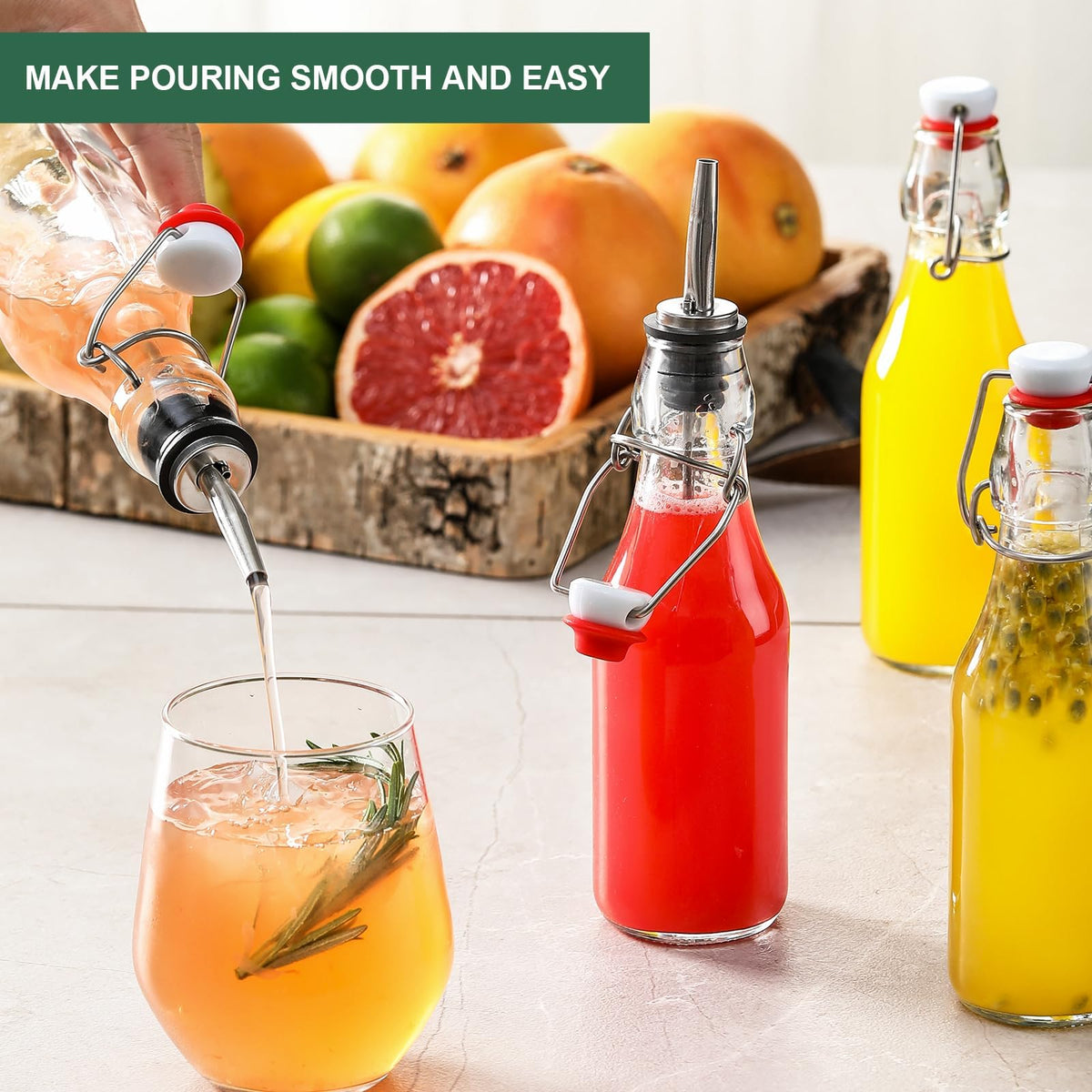 AOZITA leak-proof seal keeps carbonation or gas securely contained during storage.