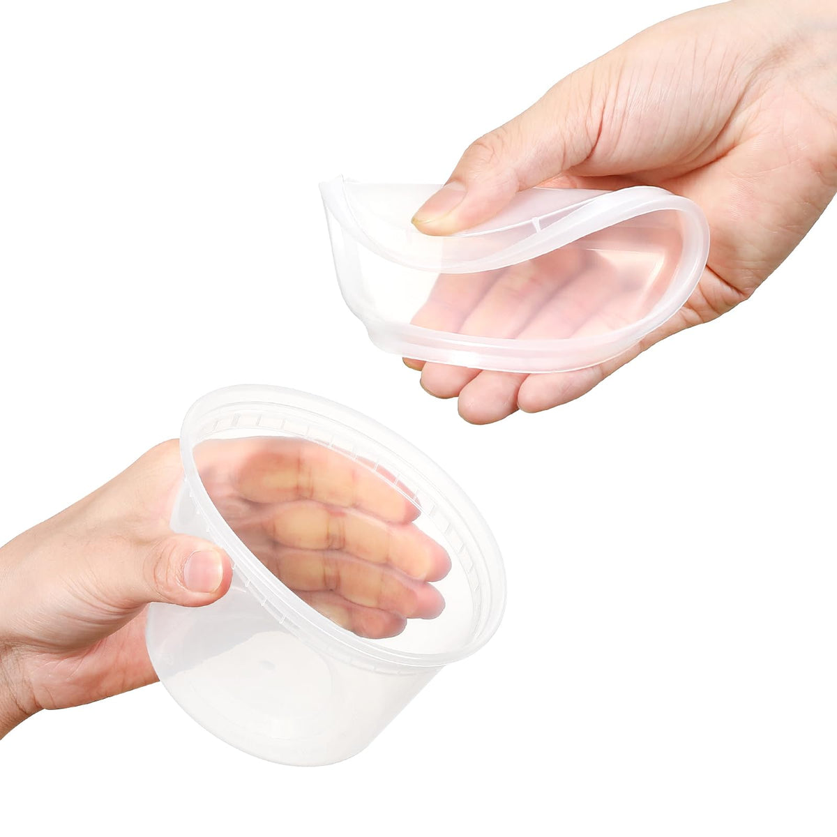 AOZITA leakproof deli containers prevent leaks during transport of liquids.