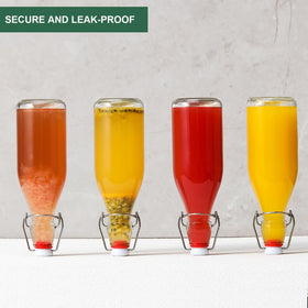 AOZITA versatile bottle ideal for storing juice, tea, soda, or vanilla extract.