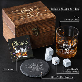 AOZITA slate coaster paired with a glass for elegant serving.