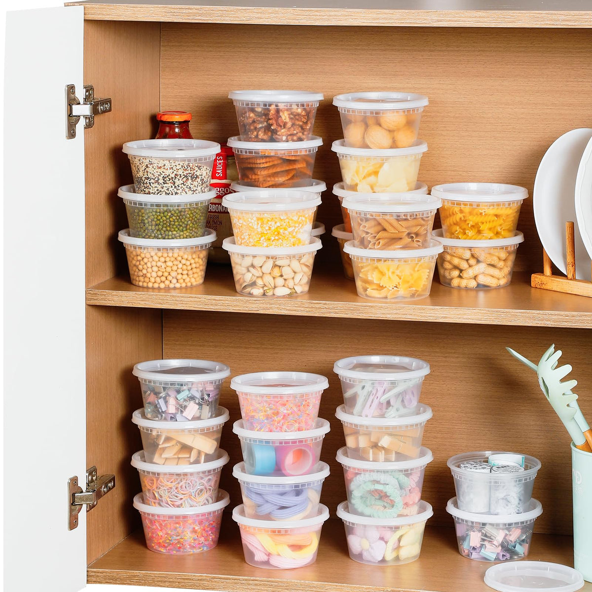 AOZITA takeout-friendly containers ideal for lunches, picnics, and on-the-go meals.