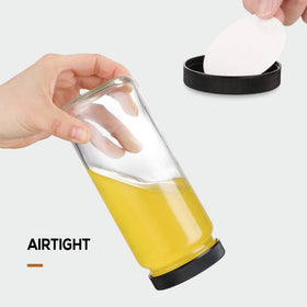 AOZITA white lids with holes for sipping on the go